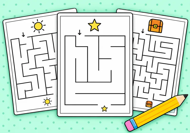 Wizard Maze 15 Free Printable Mazes for Kids Ages 4–8 | ColoryBoo.com